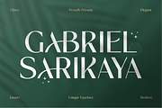 Gabriel Sarikaya - Unique Typeface, a Sans Serif Font by Artchitype Studio (Thumbnail 1 of 14)