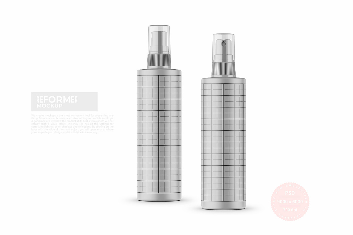 Spray Bottle Mockup, a Packaging Mockup by Reformer Mockup (Photo 5 of 6)