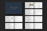 Self-Care Planner Template Landscape, a Brochure Template by E-Type (Thumbnail 1 of 7)