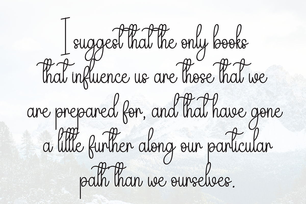 Calligraphy | Script Font, a Handwritten Font by Scratchones (Photo 6 of 9)