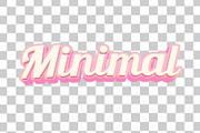 Minimal PSD 3D Editable Text Effect, a Layer Style Add-On by TrueVector (Thumbnail 2 of 2)