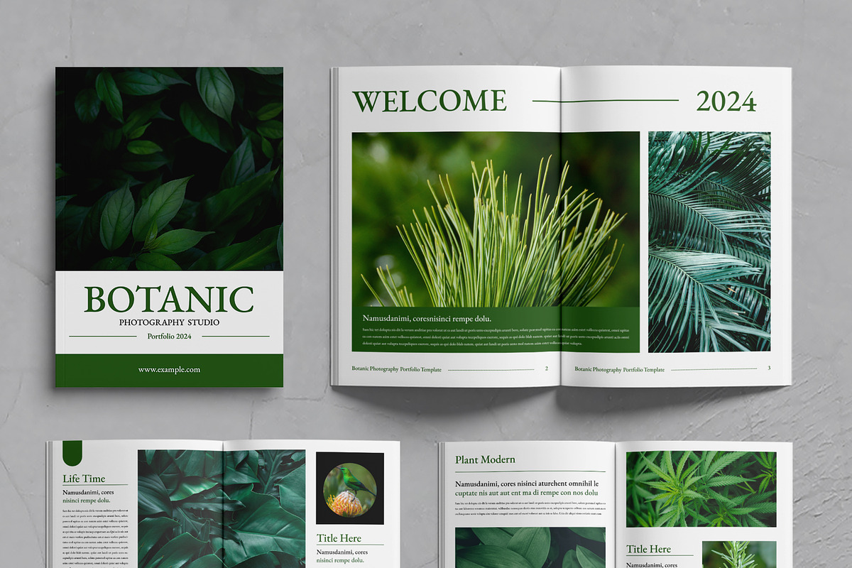 Botanical Photography Template