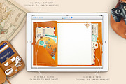 Digital travel journal, a Stationery Template by Kate Snitser (Thumbnail 2 of 6)