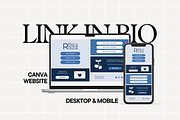 Canva Link In Bio Template, a Landing Page Template by Anna Design Studio (Thumbnail 1 of 10)