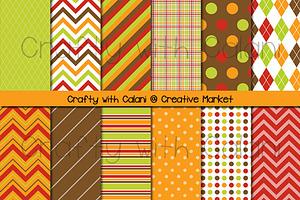 Thanksgiving Digital Paper