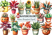 Positive Autumn Houseplant Clipart, an Illustration by Rose Art (Thumbnail 1 of 5)