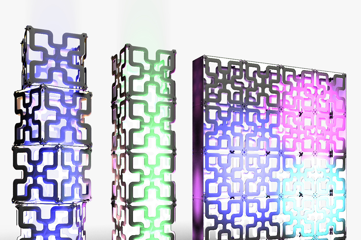 Stage Decor 05 Modular Wall Column