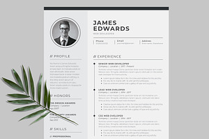 Resume Template / CV