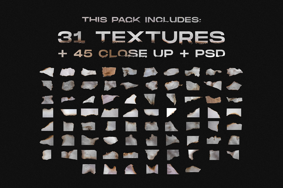 Torn and burned paper textures, a Texture Graphic by Visual Fear (Photo 3 of 9)