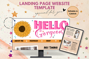 Simple Landing Page Website Coaching, a Landing Page Template by bellaROSEworkshop