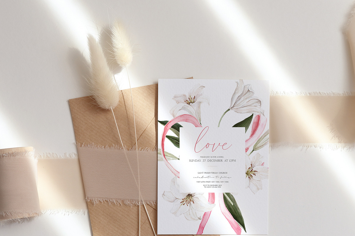 Watercolor Flower - Lily of LOVE, a Decorative Illustration by Beigetime (Photo 9 of 15)