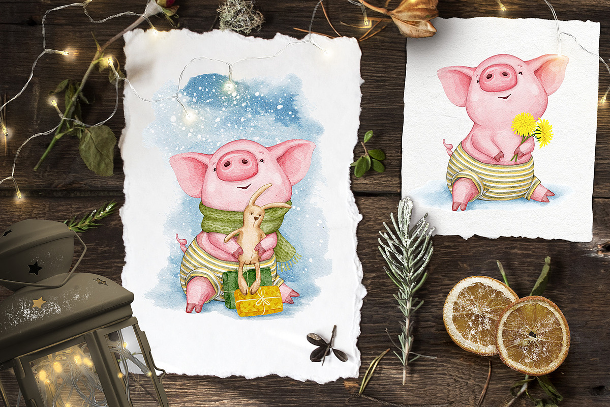 From Christmas to Easter Set, an Animal Illustration by Eva Katerina (Photo 11 of 24)