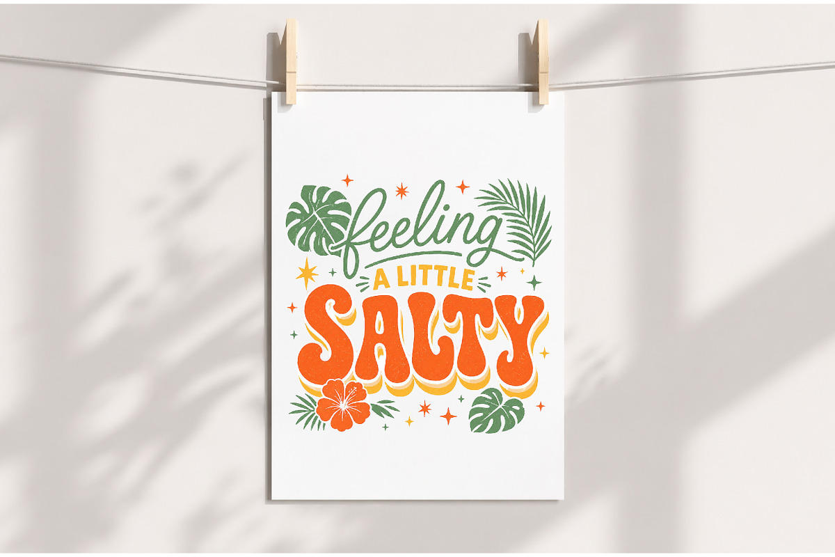 Feeling A Little Salty Summer PNG, an Illustration by Dream Creation (Photo 4 of 7)