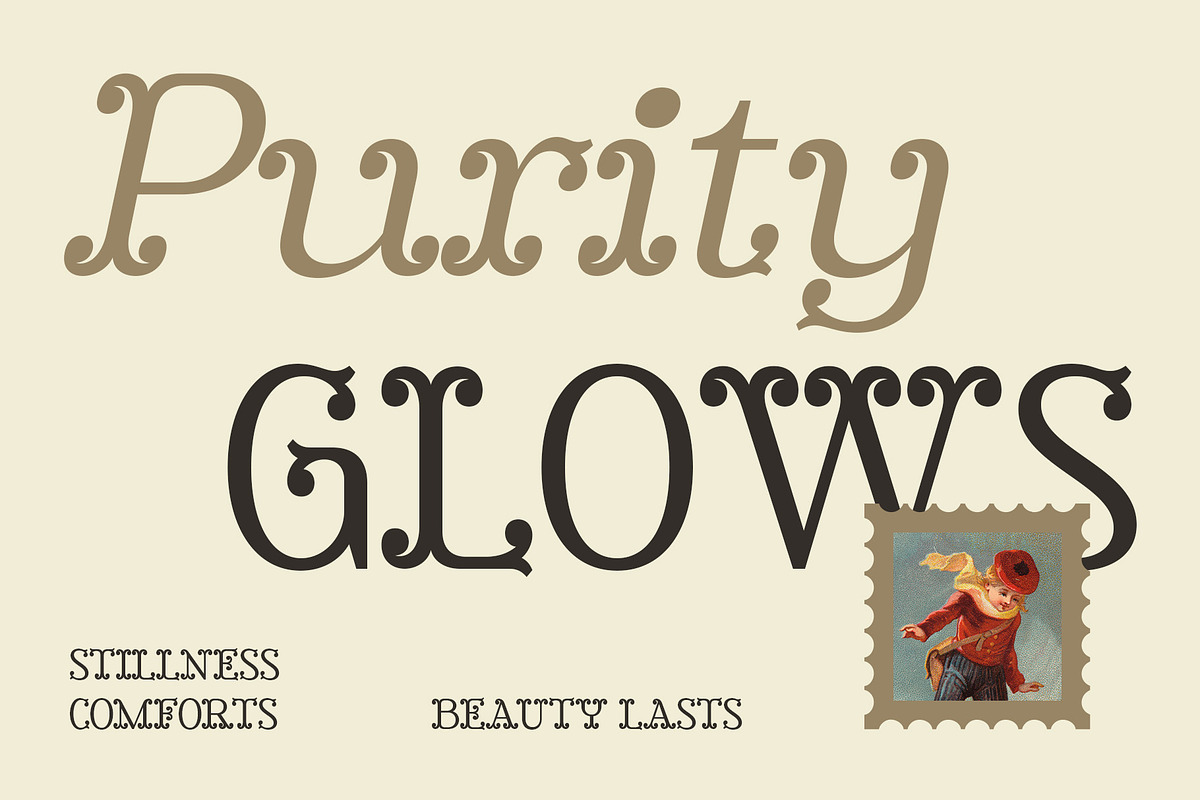 CS Monroe – Tuscan Font, a Serif Font by Craft Supply Co. (Photo 2 of 8)