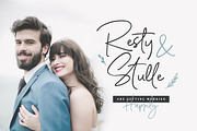 Scarlette Script, a Script Font by Sarid Ezra (Thumbnail 8 of 12)