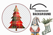 Plaid Christmas Clipart, an Illustration by Libby Wishes (Thumbnail 2 of 7)