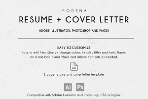 Modena Resume & Cover Letter