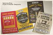 Opening Shop Flyer & Poster Template, a Flyer Template by The Design For Co. (Thumbnail 1 of 5)