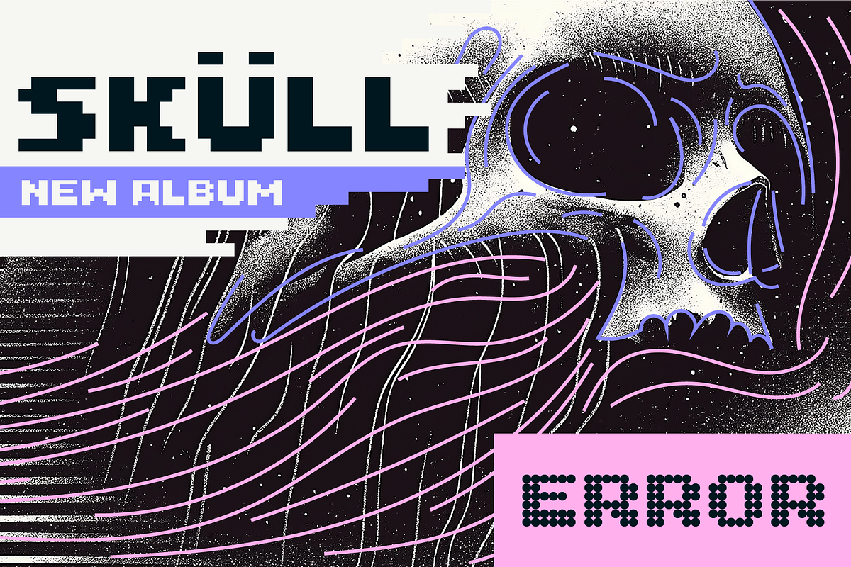 TO Gridlow 8-bit Pixel Typeface, a Sans Serif Font by Tomasz Ostrowski Design (Photo 9 of 11)