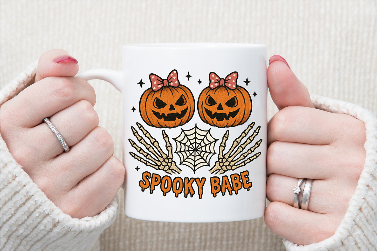 Spooky Babe Png, Skeleton Halloween, an Illustration by Sublimation Artist (Photo 8 of 9)