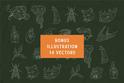Buryland Typeface Family, a Script Font by YdhraStudio (Thumbnail 14 of 15)