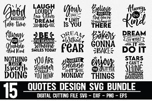 Quotes Design SVG Bundle