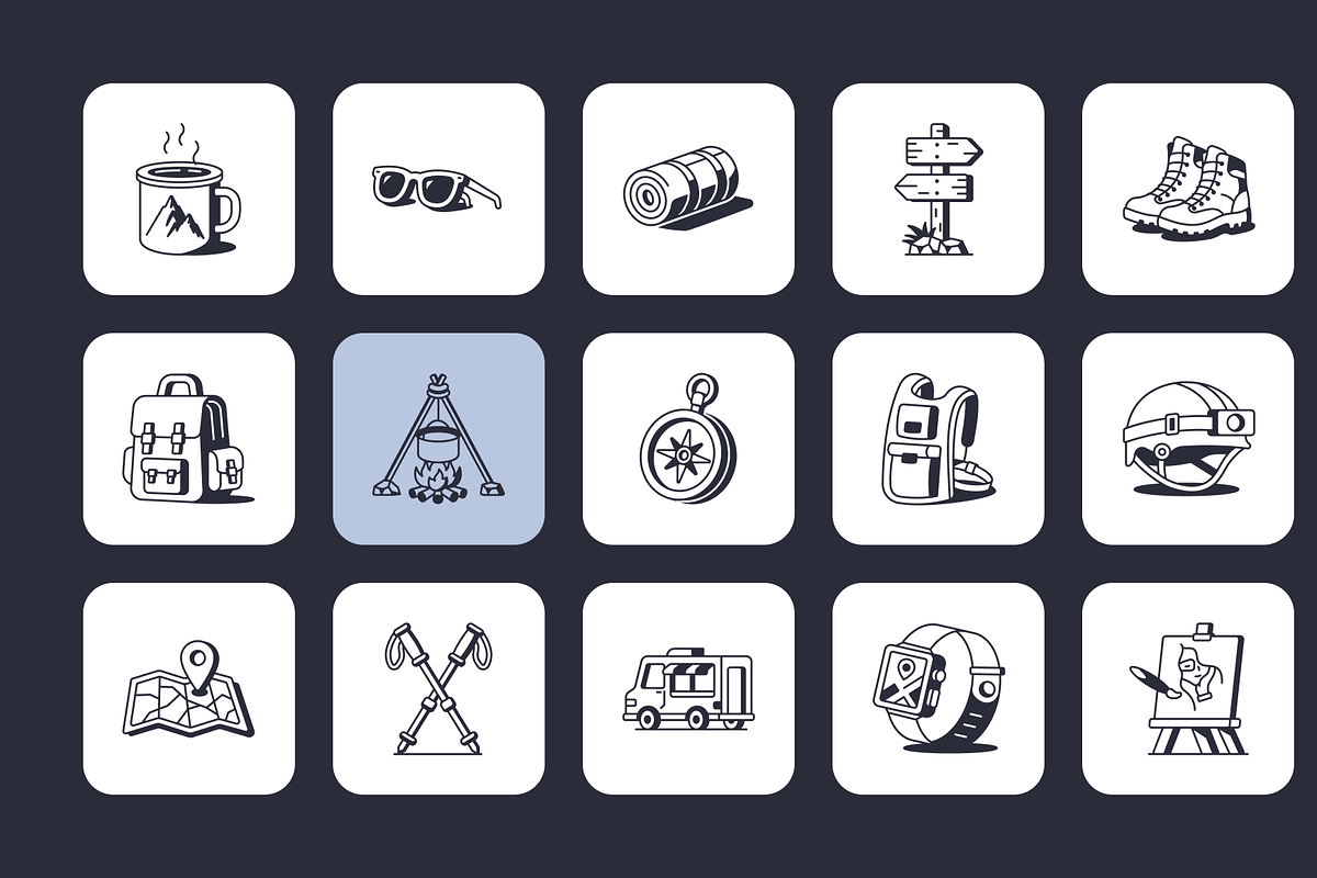 135 Explore Line Icons, an Outline Icon by Prosymbols (Photo 11 of 11)