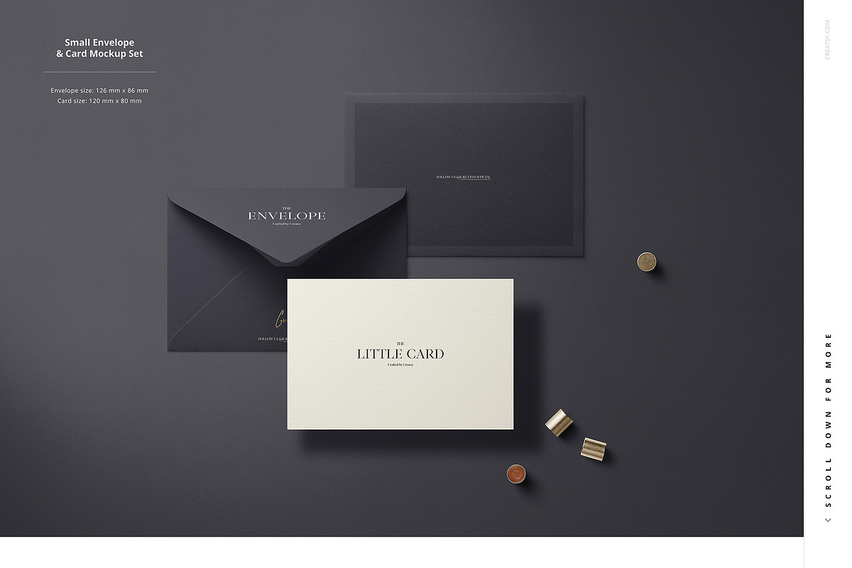 Envelopes & Cards Mockup Bundle, a Stationery Template by creatsy5 (Photo 14 of 18)