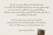 Nostalgic Words Vintage Signature, a Script Font by Letterhend Studio (Thumbnail 2 of 10)