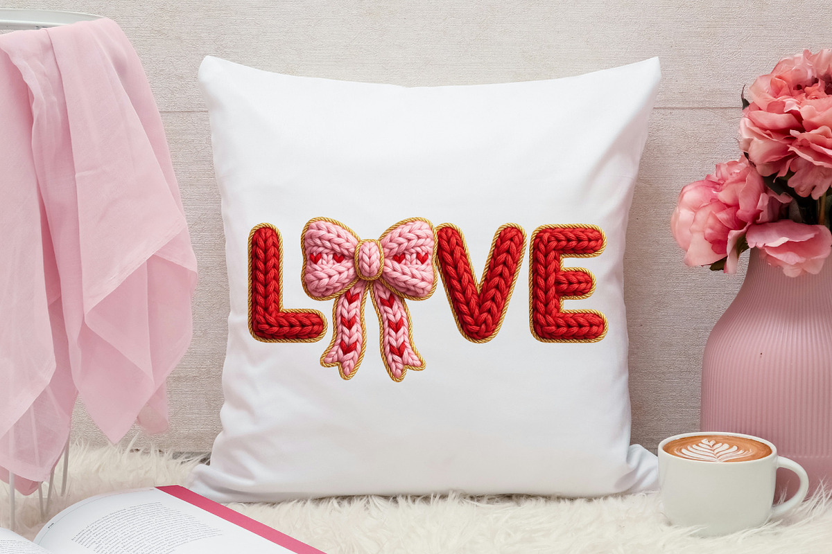 Valentines Day Love Crochet PNG, an Illustration by Canvas Craft (Photo 7 of 7)