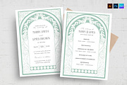 Art Nouveau Invitation Template, an Invitation Template by BrandPacks (Thumbnail 1 of 6)