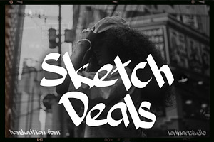 Sketch Deals Street Handwritten Font