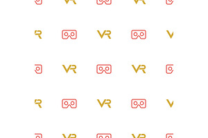 Seamless Vector Pattern. VR Patterns, a Pattern Graphic by FineArtStudio