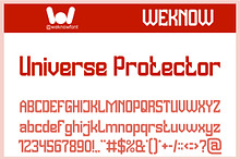 Universe Protector Font