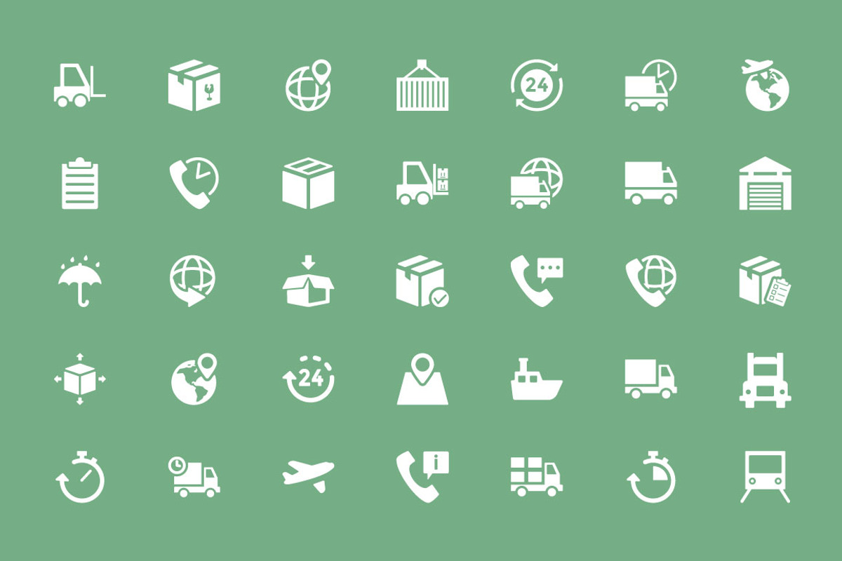 100+ Logistics Delivery Vector Icons preview 2