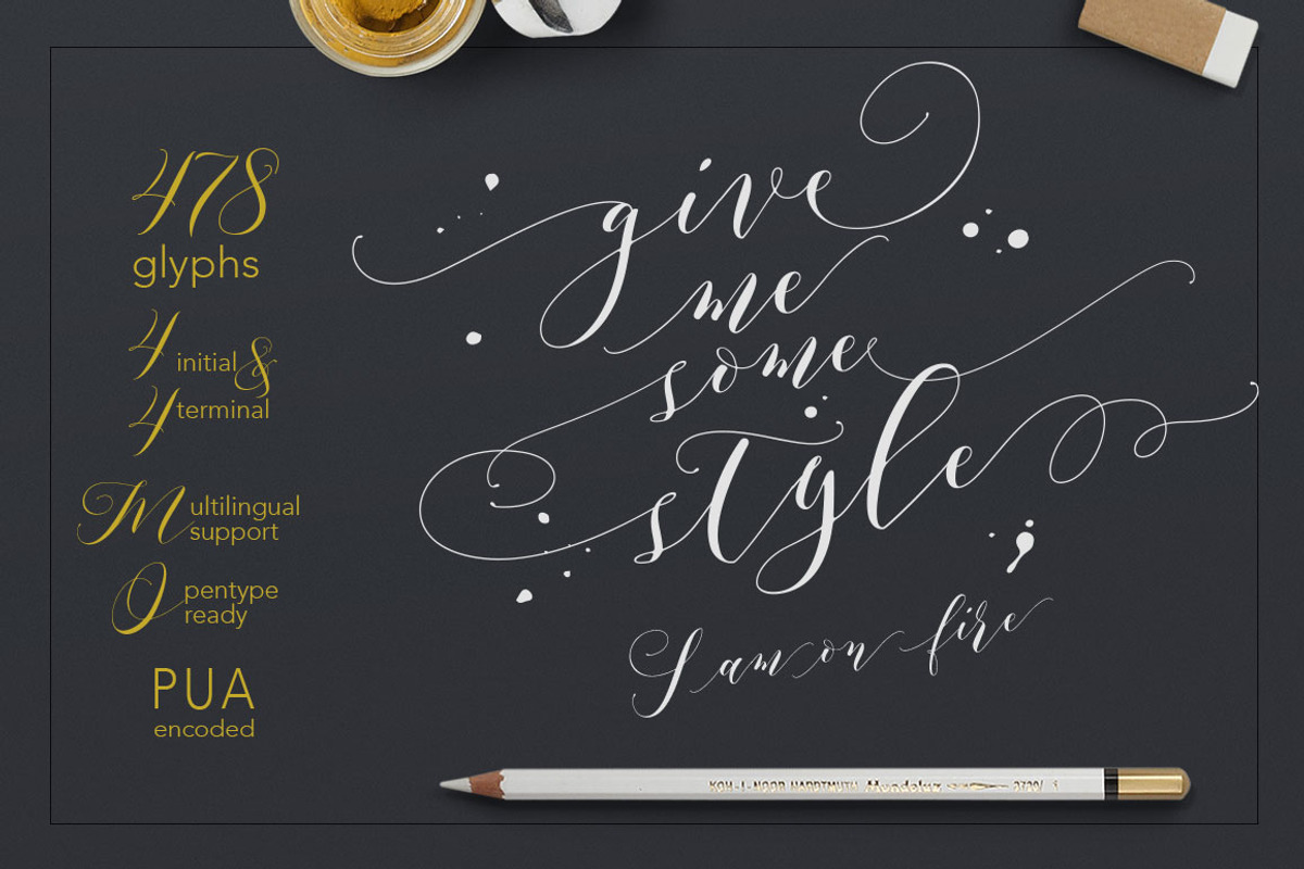 Aidan Romantic Script Font, a Script Font by JROH Creative (Photo 3 of 7)