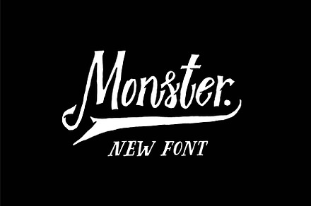 Monster - Vintage font