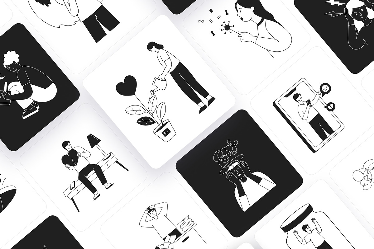 Animated Stress Management, a Healthcare Illustration by Vectors Market (Photo 4 of 5)