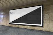 Subway Poster Mockup Bundle Metro, an Advertising Mockup by FoundImages (Thumbnail 32 of 61)