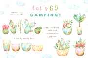 Let's go Camping Watercolor Set, an Illustration by Tatiana Troian (Thumbnail 5 of 7)
