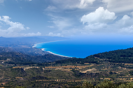 Landscape with a beach at Rhodes., a Nature Photo by Eugene_Photo