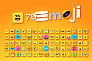 75 Square Emoji Smileys, an Emoji Icon by karnofff (Thumbnail 3 of 5)
