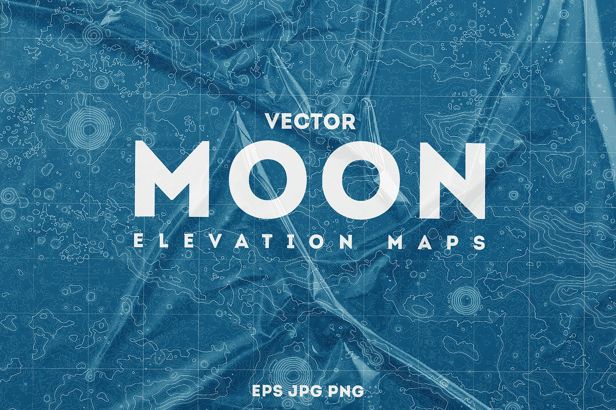 10 Moon Elevation Maps, a Texture Graphic by GarryKillian (Photo 1 of 11)