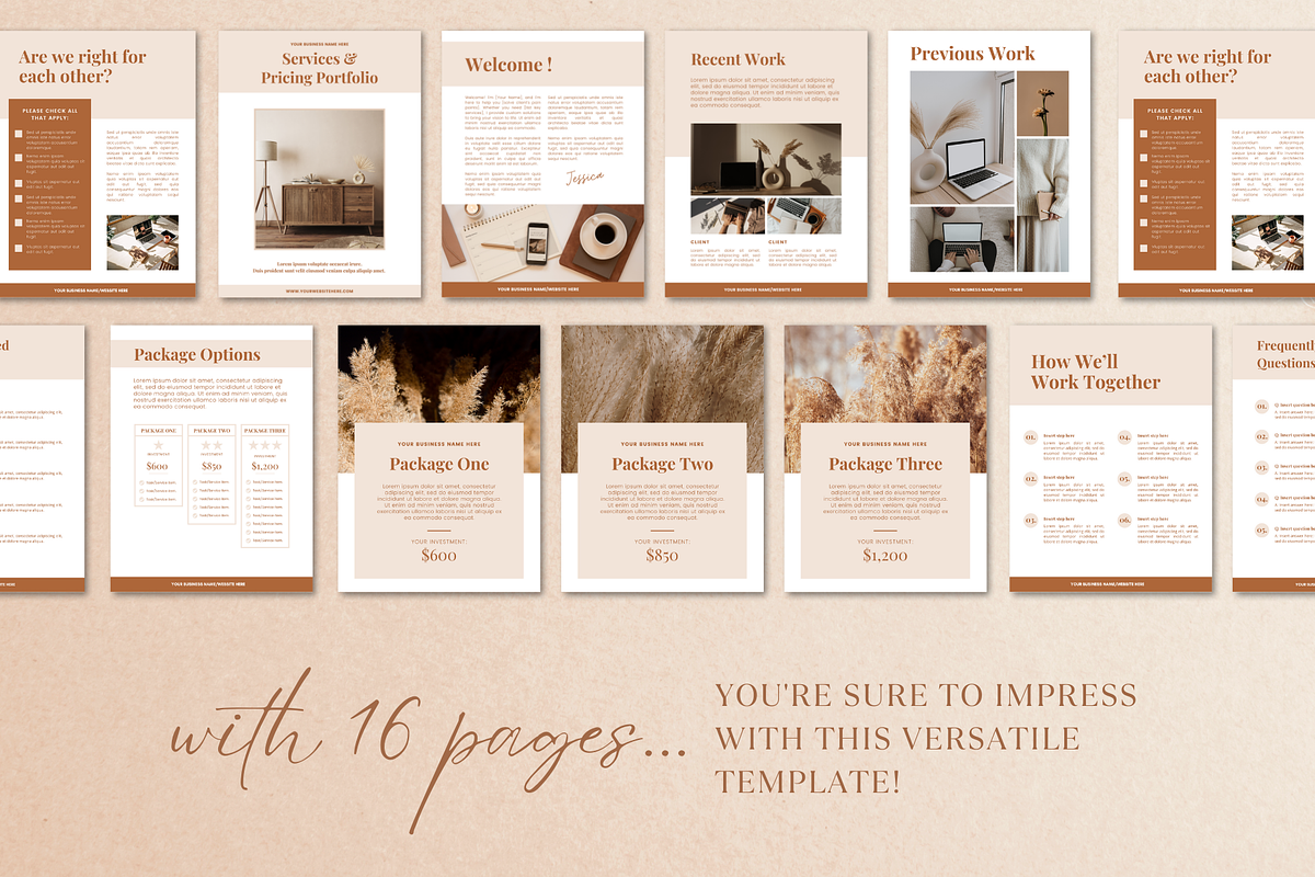 Services & Pricing Guide Canva, a Templates & Theme by The Chaos Project (Photo 3 of 9)