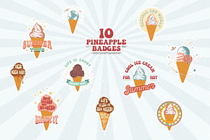 Taste Of Summer. 60 Groovy Logos