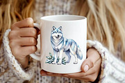 Watercolour Winter Arctic Animals, a Seasonal Illustration by fashionaddict (Thumbnail 5 of 7)