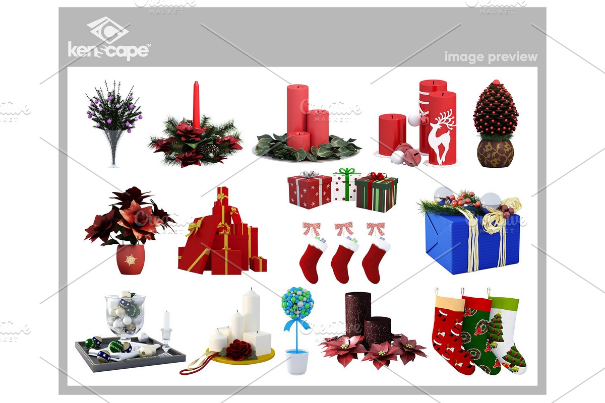 60 Christmas Elements Photo Overlays, a Holiday Photo by KenScape (Photo 4 of 8)