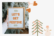Holly Jolly A Festive Holiday Font, a Font by Forth and Wild (Thumbnail 7 of 8)