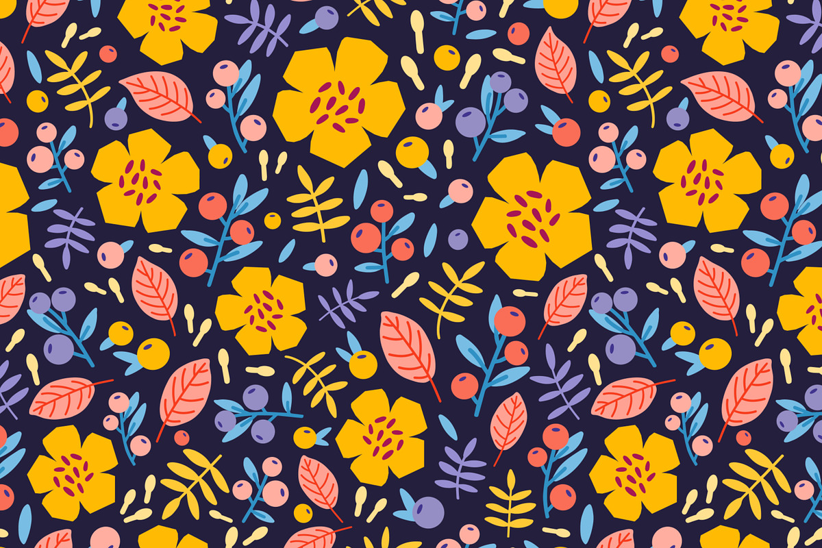 Summer cards, seamless patterns, a Decorative Illustration by Good Studio (Photo 8 of 19)