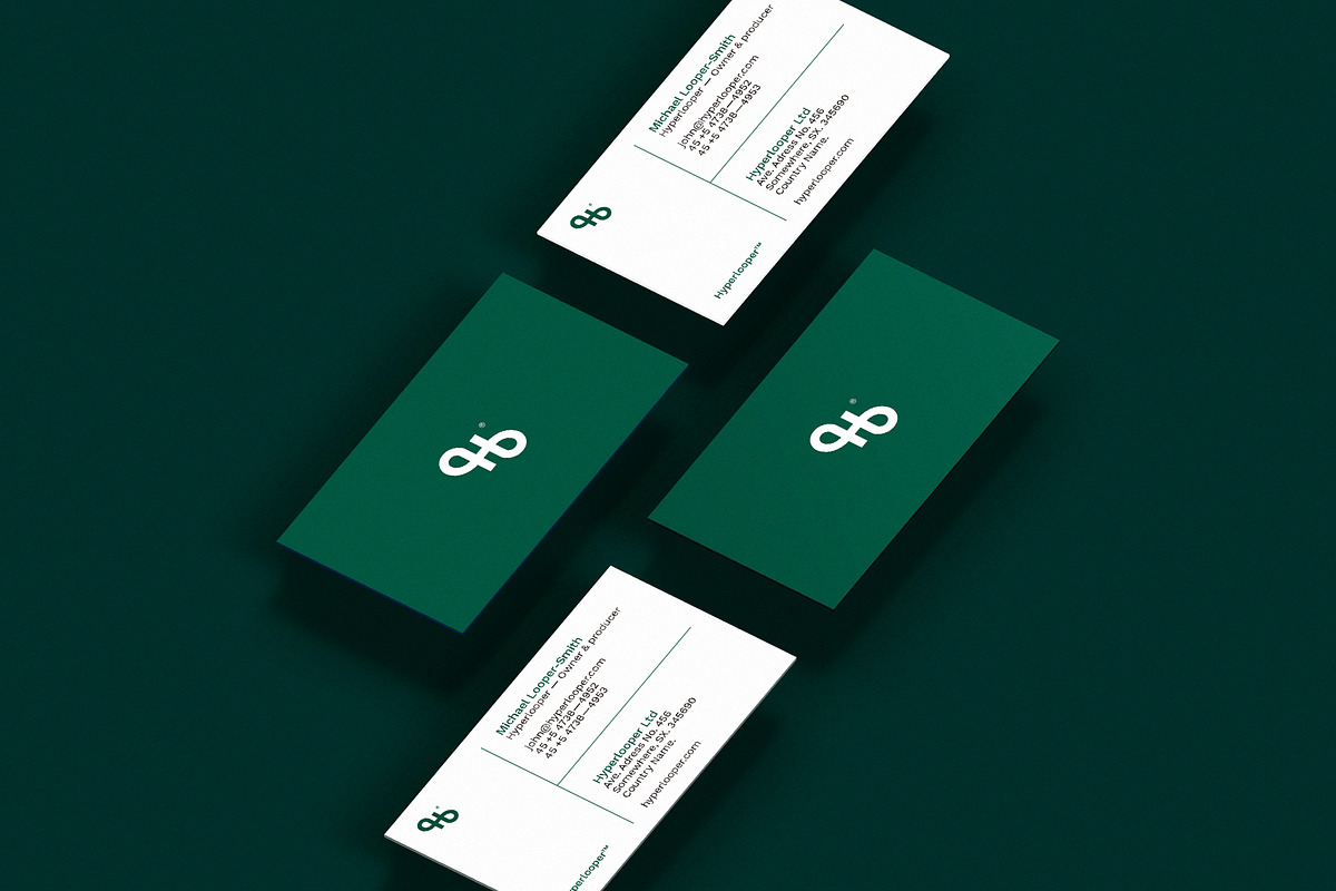 Business cards template: Hyperlooper, a Business Card Template by Srg® (Photo 3 of 4)